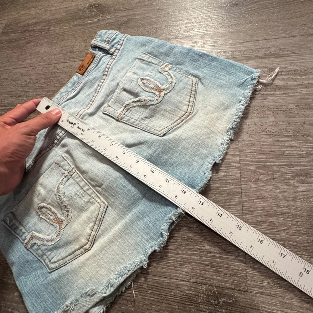 Refuge Denim Skirt Women 5 Blue Denim Cotton Distressed Raw Hem Summer Y2K Boho